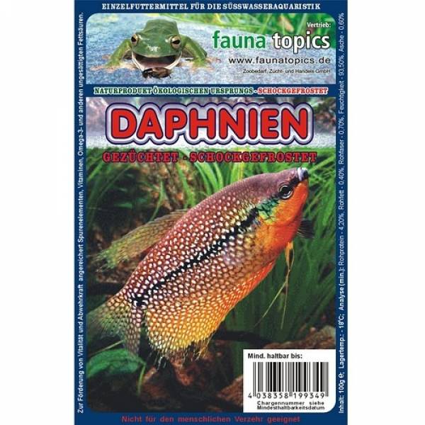 Wasserflöhe (Daphnia) aus Aquakultur, gefroren, Blister, 100g - Packung